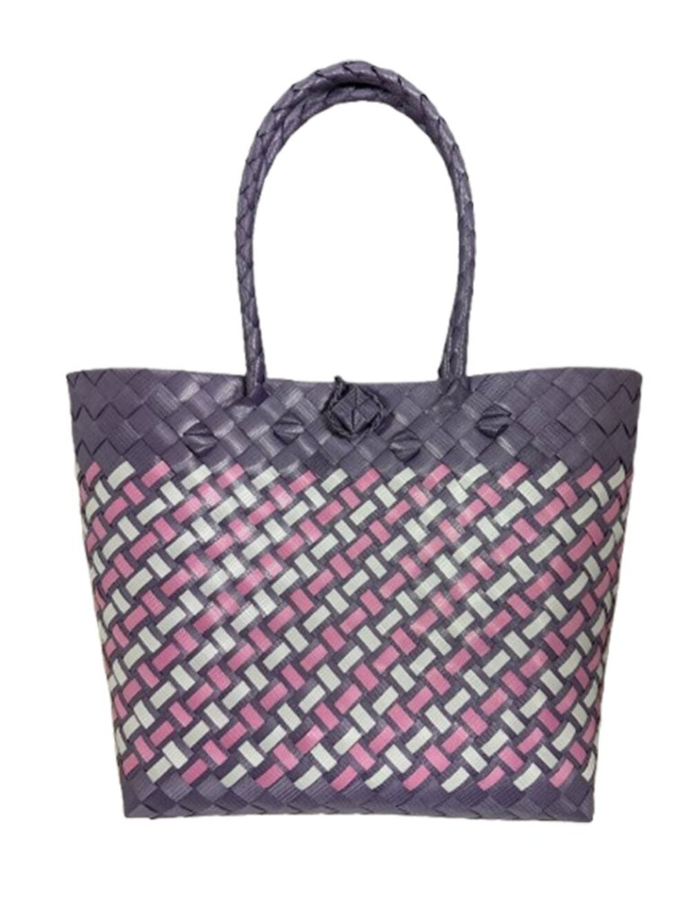 Misenka Handicrafts Eya Luxe Bayong Bag – Handwoven, Eco-Friendly Filipino Tote